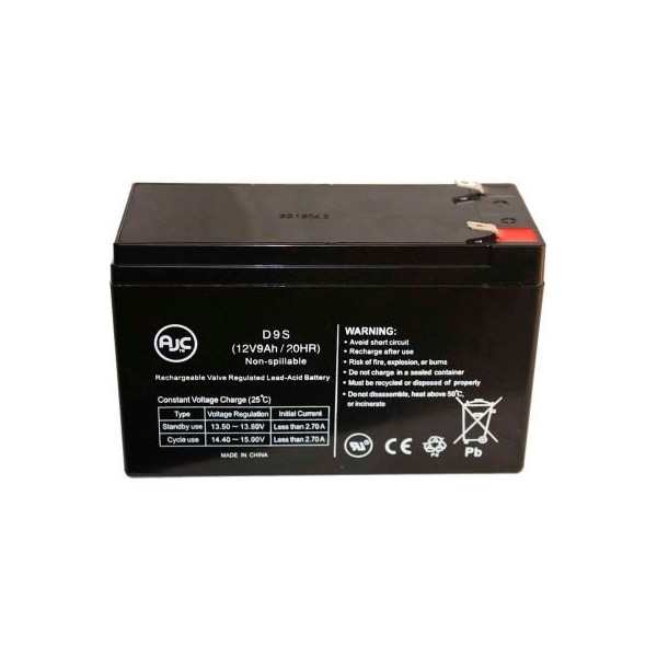 Battery Clerk UPS Battery, UPS, 12V DC, 9 Ah, Cabling, F2 Terminal LIEBERT-GXT3 9A48BATKIT - main